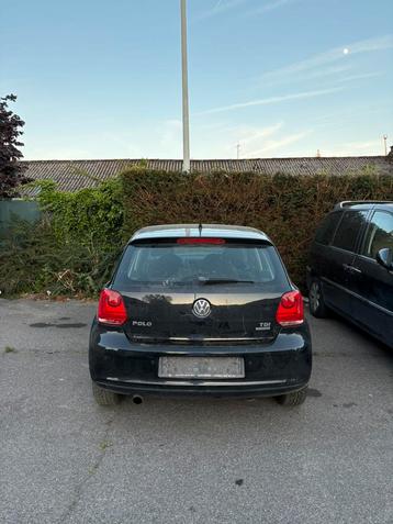 POLO 5 1.6 TDI ACCIDENTÉ, Autos, Euro 5, Achat, Boîte manuelle, Noir