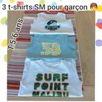 T-shirts SM pour garçon -lot de 3-T.5-6  ans, Ophalen of Verzenden, Gebruikt, Maat 110