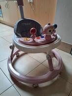 Inklapbare roze loopwagen / loopstoeltje met geluid, Kinderen en Baby's, Overige merken, Wipstoel, Gebruikt, Ophalen