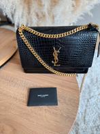 Yves Saint Laurent Crossbody handtas L Sunset Croco zwart, Handtassen en Accessoires, Tassen | Damestassen, Ophalen of Verzenden