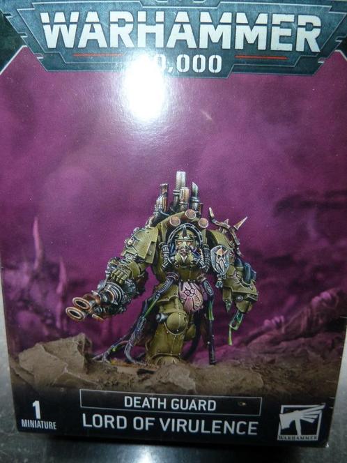 Warhammer 40K Death Guard Lord of Virulence, Hobby & Loisirs créatifs, Wargaming, Neuf, Warhammer 40000, Enlèvement