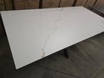 Keramiek tafel 200cm wit relief met spiderpoot, Ophalen, Nieuw