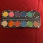 Waterverf - doos met 12 kleuren met penseel - 4+ Nieuw, Nieuw, Waterverf