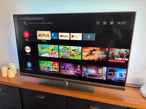 Phillips 55 inch smart Ambilicht tv met wifi perfecte staat, Audio, Tv en Foto, Televisies, Zo goed als nieuw, LED, 100 cm of meer