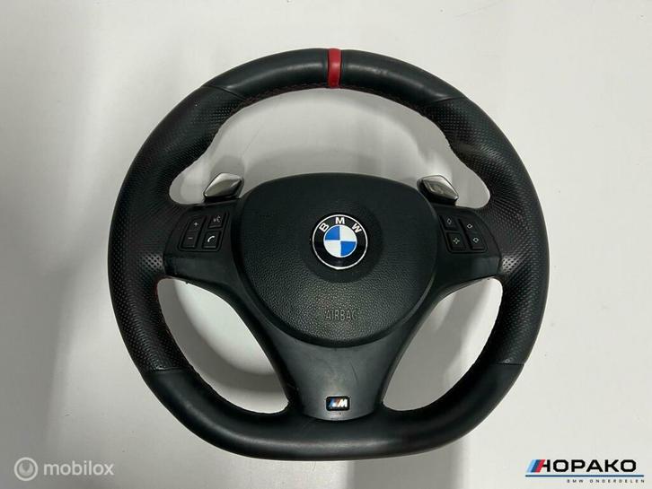 Sportstuur AFGEVLAKT bmw e90 91 e92 e93 e81 e88 e87, Auto-onderdelen, Besturing, Gebruikt, Ophalen of Verzenden