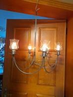 Kandelaar voor 6 kaarsjes voorzien van glaasjes, Enlèvement ou Envoi, Comme neuf, Gris, Chandelier