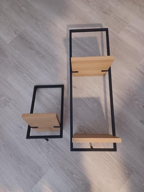 Shelfmate wandplanken in natuurkleurige eik 25 x 25 cm, Huis en Inrichting, Woonaccessoires | Wandplanken en Boekenplanken, Zo goed als nieuw