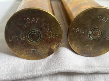 WW2 2douilles belges C47 1938 FN herstal beschikbaar voor biedingen