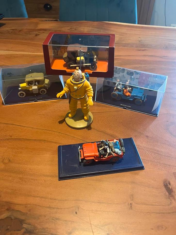 Kuifje verzamelitems, Hobby en Vrije tijd, Modelauto's | 1:5 tot 1:12, Gebruikt, Auto, Ophalen