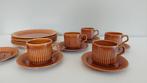 Royal Sphinx Maastricht - P. Regout - bruin koffieservies, Antiek en Kunst, Ophalen of Verzenden