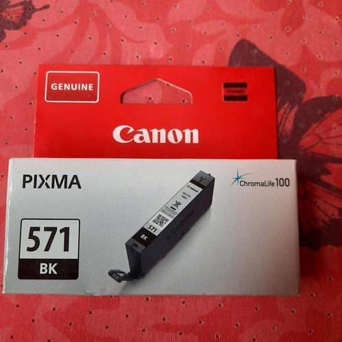 Canon 571 BK, Informatique & Logiciels, Fournitures d'imprimante, Neuf, Cartridge, Enlèvement ou Envoi