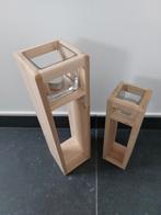 houten kandelaars, Huis en Inrichting, Ophalen, Nieuw, Hout