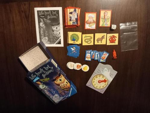 Gezelschapsspel Wie heeft het gedaan?, Hobby en Vrije tijd, Gezelschapsspellen | Bordspellen, Gebruikt, Een of twee spelers, Drie of vier spelers
