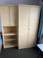 Armoires en bois brun clair, Enlèvement, Utilisé