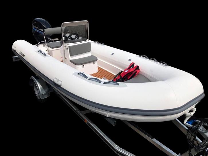 Coralsea 520 de Luxe Rib met Mercury F60 ELPT EFI Seapro, Watersport en Boten, Rubberboten, Zo goed als nieuw, Overige merken