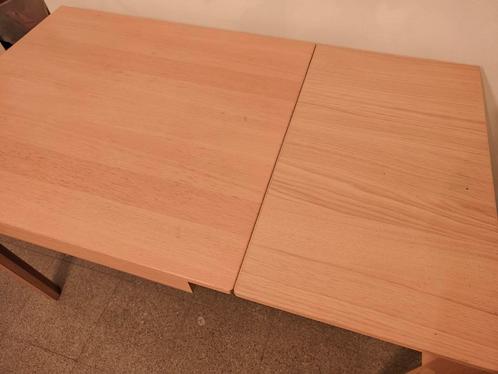 Ekedalen Ikea uitschuifbare tafel, Huis en Inrichting, Tafels | Eettafels, Gebruikt, 50 tot 100 cm, Ophalen