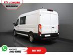 Ford Transit 2.0 TDCI 130 pk L3H2 DC Dubbel Cabine 7 Pers./, Wit, Bedrijf, Ford, Parkeersensor