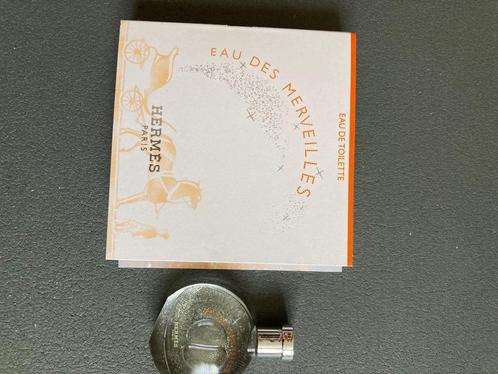 Hermes Eau des Merveilles (proefmonster + miniflesje), Handtassen en Accessoires, Uiterlijk | Parfum, Nieuw, Ophalen of Verzenden