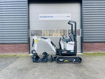 Bobcat E10z minigraver NIEUW incl CW05 wissel + 3 bakken beschikbaar voor biedingen