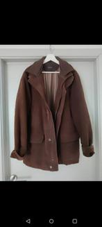 Bruine halflange jas Pierre Cardin, Kleding | Heren, Jassen | Winter, Ophalen of Verzenden, Gedragen, Maat 48/50 (M)