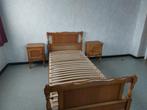 Eenpersoonsbed incl lattenbodem, Ophalen, 90 cm, Eenpersoons, Bruin