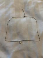 Collier en argent avec zirconium, Enlèvement ou Envoi, Comme neuf, Argent, Argent