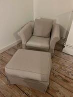 Ektorp fauteuil en voetbank Ikea, Huis en Inrichting, Ophalen