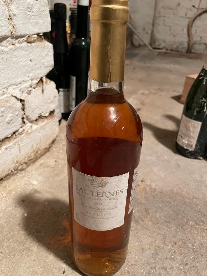 Vin Sauternes 2009 Marlène, Verzamelen, Wijnen, Zo goed als nieuw, Witte wijn, Ophalen