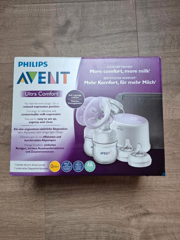 Avent Ultra Comfort Dubbele Borstkolf + 2 manuele kolven, Enfants & Bébés, Aliments pour bébé & Accessoires, Utilisé, Tire-lait