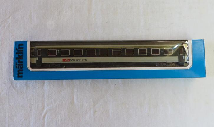 MARKLIN wagon SBB 4124, Hobby & Loisirs créatifs, Trains miniatures | HO, Comme neuf, Wagon, Märklin, Envoi