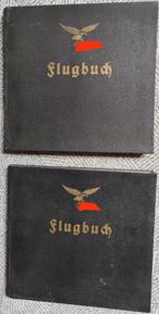 2 x Flugbuch, même période pilote, 1936-1940, Collections, Livre ou Revue, Armée de l'air, Enlèvement ou Envoi