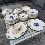 Antiek Villeroy boch Mettlach diner Strasbourg blue jaren 50, Antiek en Kunst, Antiek | Servies compleet, Ophalen