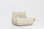 Vintage Togo Ligne Roset fauteuil velours beige, Ophalen