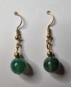 Boucles d'oreilles Perles, Neuf, Enlèvement ou Envoi, Or, Vert
