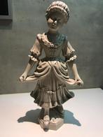 Groot antiek keramiek beeld vrouw, Ophalen of Verzenden, Zo goed als nieuw