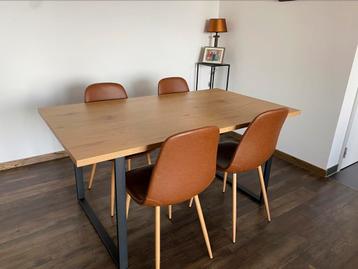 Tafel, Huis en Inrichting, Stoelen, Ophalen, Zwart