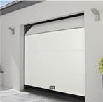 Sectionale garagepoort automatische in kit WIT H. 200 cm B 2, Bricolage & Construction, Enlèvement, Utilisé