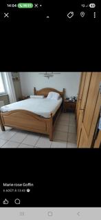 Chambre à coucher en chêne en superbe état, Maison & Meubles, Chambre à coucher | Chambres à coucher complètes, Enlèvement, Comme neuf