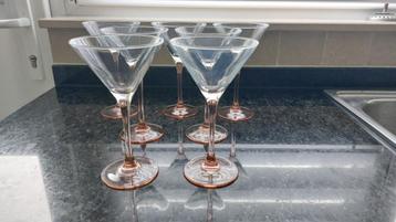 7 verres à cocktail beschikbaar voor biedingen