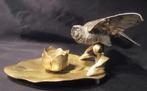 Antieke bronzen kaarsenhouder, Cumberworth, ca 1850, Antiek en Kunst, Kunst | Beelden en Houtsnijwerken, Verzenden