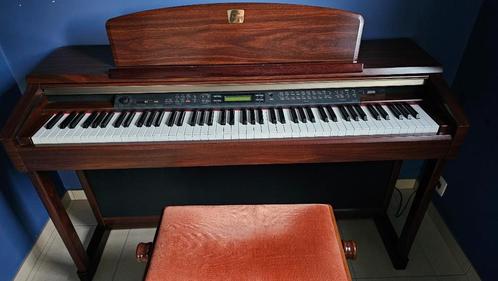 Piano droit numérique YAMAHA Clavinova CLP-170 avec siège, Muziek en Instrumenten, Piano's, Gebruikt, Piano, Bruin, Ophalen