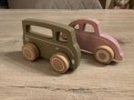 Houten verschillende voertuigen (Little Dutch), Kinderen en Baby's, Speelgoed | Houten speelgoed, Ophalen of Verzenden, Zo goed als nieuw