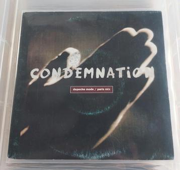 VINYL  - SINGLE  - DEPECHE MODE  - CONDEMNATION - PARIS MIX