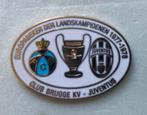 PIN Club Brugge FC BRUGES JUVENTUS JUVE, Ophalen of Verzenden, Zo goed als nieuw, Sport, Speldje of Pin