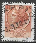 Italie 1955/1960 - Yvert 719 - Munt van Syracus (ST), Timbres & Monnaies, Timbres | Europe | Italie, Affranchi, Envoi