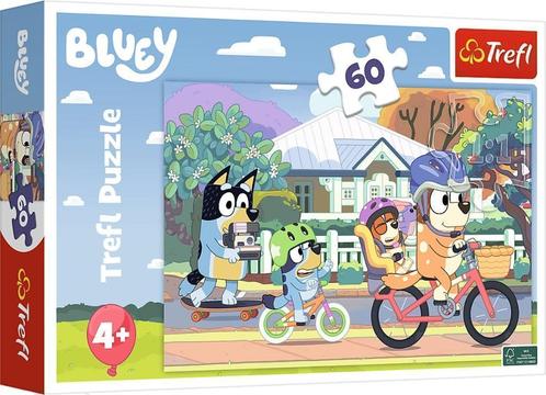 Bluey Puzzel - 60 stukjes - Trefl, Enfants & Bébés, Jouets | Puzzles pour enfants, Neuf, 4 à 6 ans, Plus de 50 pièces, Enlèvement ou Envoi