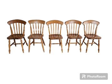 5 chaises vintage