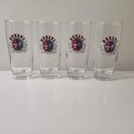 6 Verres à bière Mousel 1x4 pièces + 1x2 pièces, Verzamelen, Ophalen of Verzenden
