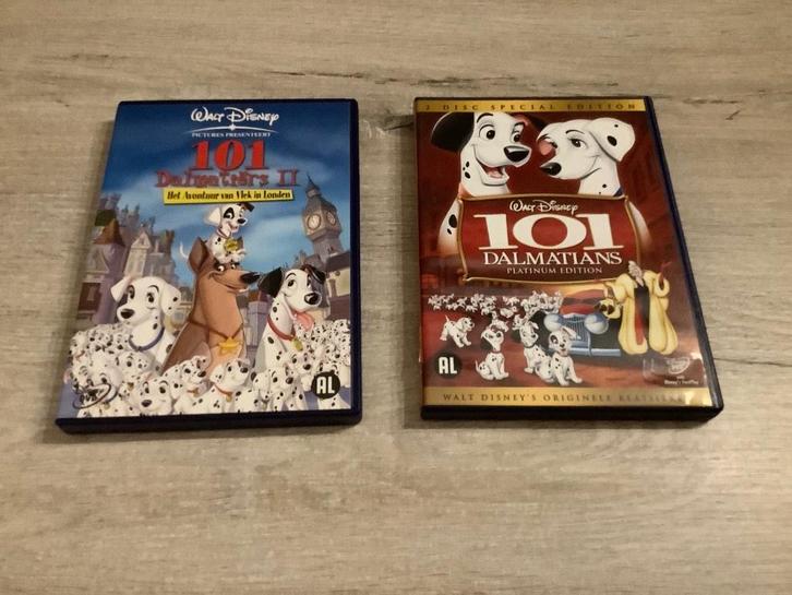 Walt Disney 101 Dalmatiers verschillende DVd'S (2002), Cd's en Dvd's, Dvd's | Tekenfilms en Animatie, Zo goed als nieuw, Europees