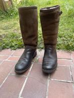 Adelaarslaarzen met bont, Ophalen, Hoge laarzen, Bruin, Gedragen